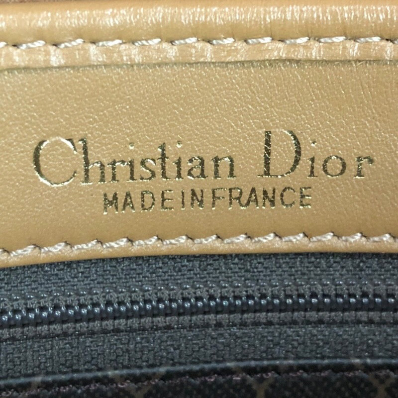 クリスチャン・ディオール Christian Dior ハニカムショルダーバッグ ブラウン PVC・レザー レディース ショルダーバッグ