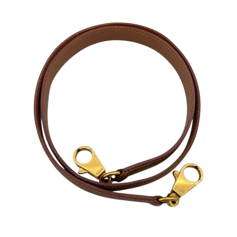 エルメス HERMES ショルダーストラップ ゴールド×ゴールド金具 クシュベル アクセサリー