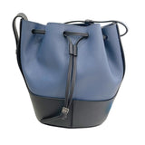 ロエベ LOEWE バルーンバッグ ネイビー レザー レディース ショルダーバッグ