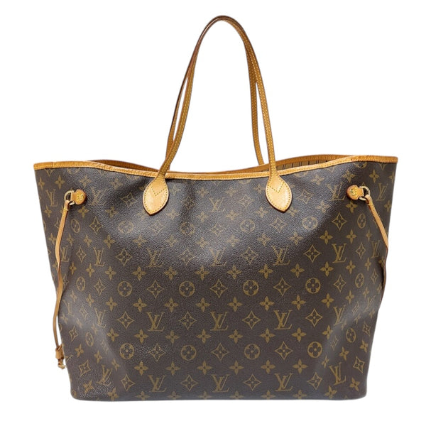 ルイ・ヴィトン LOUIS VUITTON ネヴァーフルGM M40157 ブラウン　ゴールド金具 モノグラムキャンバス レディース トートバッグ