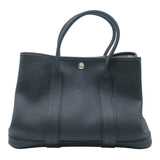 エルメス HERMES ガーデンパーティTPM □O刻 ブラック　シルバー金具 ネゴンダ レディース ハンドバッグ