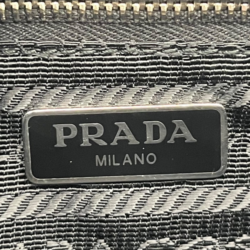 プラダ PRADA インプントゥキルティングショルダーバッグ 1BH026 ブラック シルバー金具 ナイロン レディース ショルダーバッグ