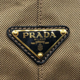 プラダ PRADA ロゴジャガード トートバッグ ベージュ ナイロンジャガード レディース トートバッグ