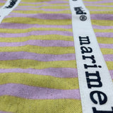 MARIMEKKO CARRIER TASARAITA トートバック LPKY320 093347 ピンク イエロー コットン79％、リネン21％ レディース トートバッグ