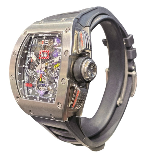 リシャール・ミル RICHARD MILLE フェリペマッサ　ブラック RM011-FM スケルトン チタン メンズ 腕時計