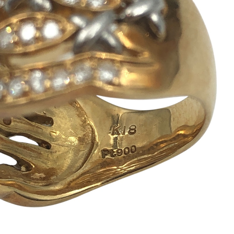 K18/Pt900 D1.00ct リング K18/Pt900 ジュエリー