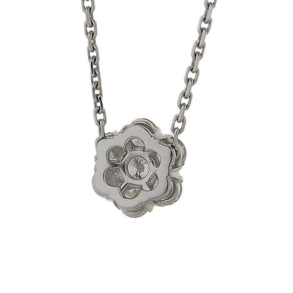 ヴァンクリーフ＆アーペル Van Cleef & Arpels フルーレット ダイヤモンド ペンダント ネックレス ラージ K18WG ジュエリー