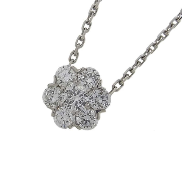 ヴァンクリーフ＆アーペル Van Cleef & Arpels フルーレット ダイヤモンド ペンダント ネックレス ラージ K18WG ジュエリー