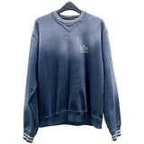 プラダ PRADA ロゴプリントフェード加工スウェットシャツ ULJ69B ネイビー コットン メンズ スウェット
