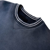 プラダ PRADA ロゴプリントフェード加工スウェットシャツ ULJ69B ネイビー コットン メンズ スウェット