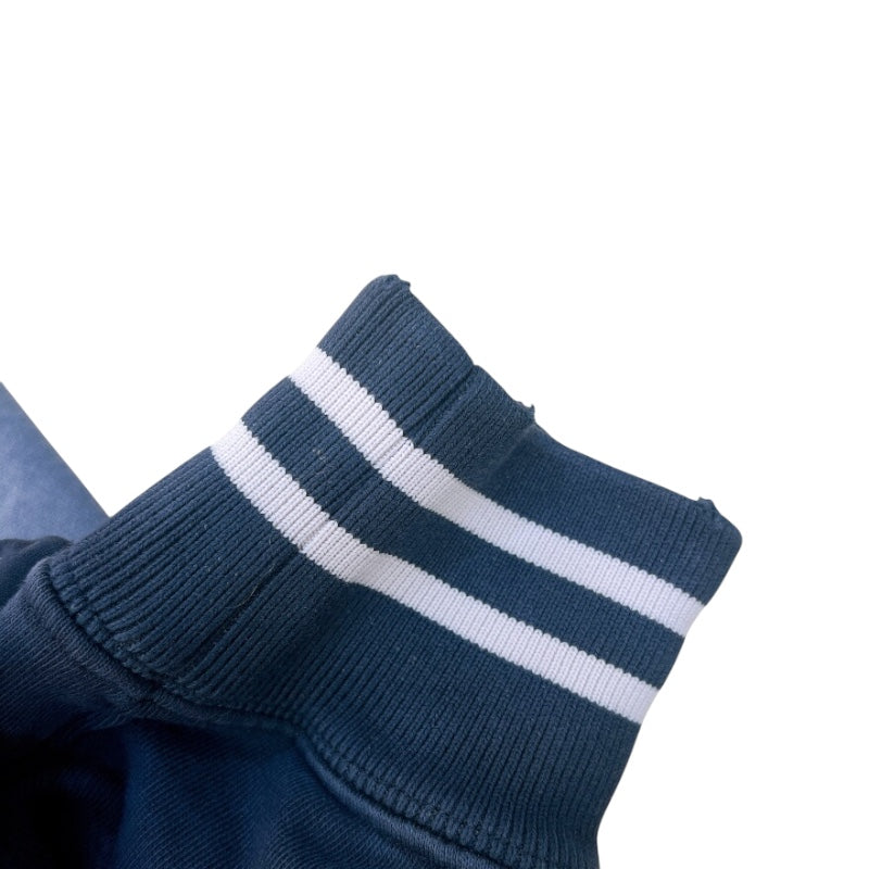 プラダ PRADA ロゴプリントフェード加工スウェットシャツ ULJ69B ネイビー コットン メンズ スウェット