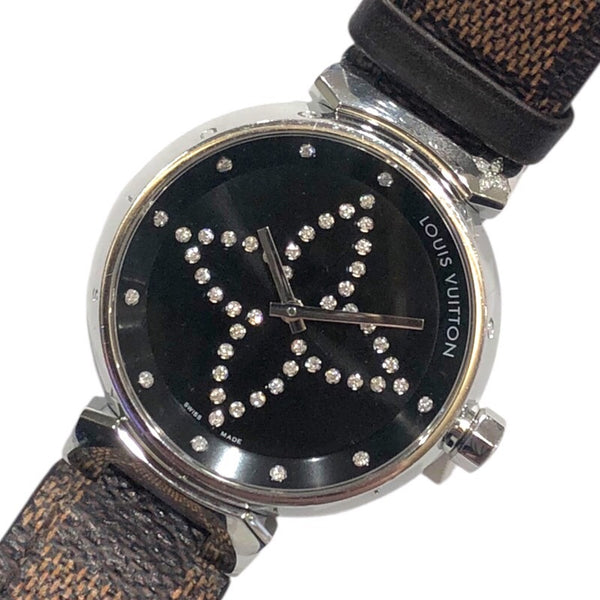 ルイ・ヴィトン LOUIS VUITTON タンブール Q13M1 SS レディース 腕時計