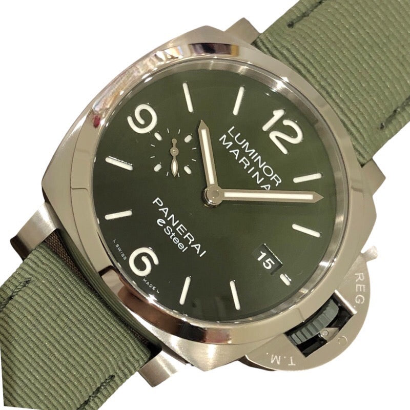 パネライ PANERAI ルミノールマリーナVerdeSmeraldo PAM01356 ステンレススチール メンズ 腕時計