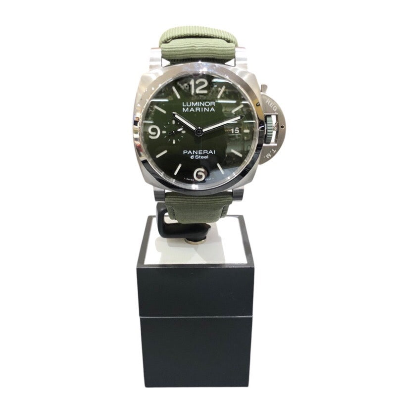 パネライ PANERAI ルミノールマリーナVerdeSmeraldo PAM01356 ステンレススチール メンズ 腕時計