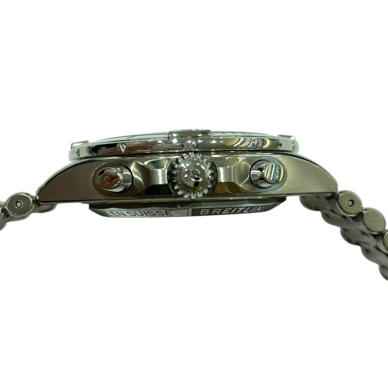 ブライトリング BREITLING クロノマットB01 ジャパンエディション AB0134 ブラック SS メンズ 腕時計