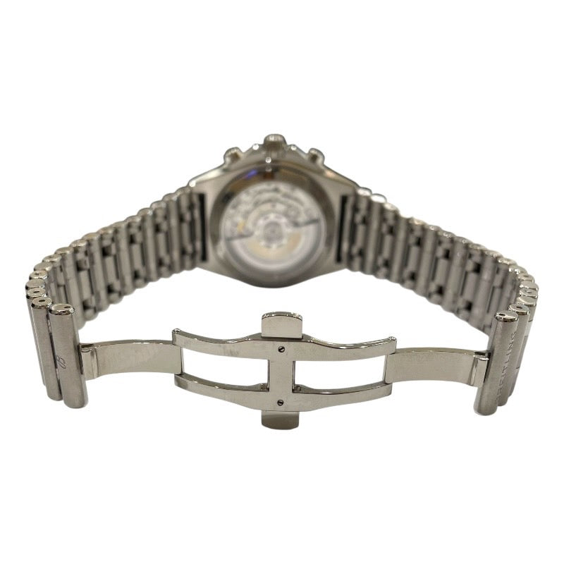 ブライトリング BREITLING クロノマットB01 ジャパンエディション AB0134 ブラック SS メンズ 腕時計