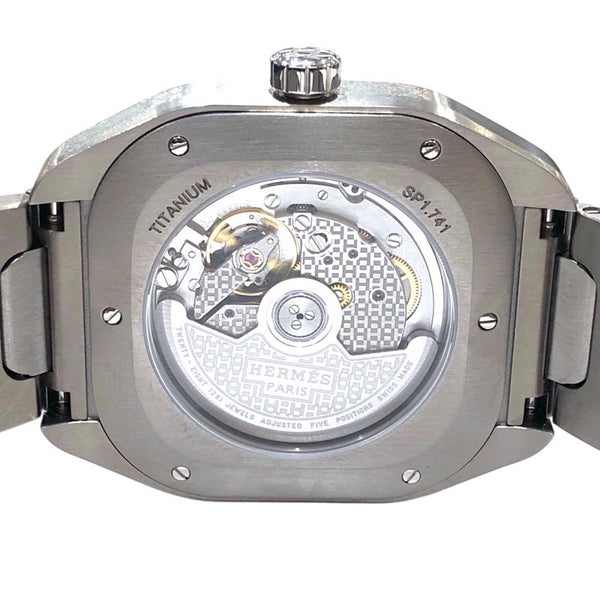 エルメス HERMES H08 42MM SP1 741 330 チタン メンズ 腕時計