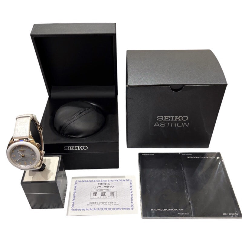 セイコー SEIKO アストロン ホワイトシェル STXD002 アルミ