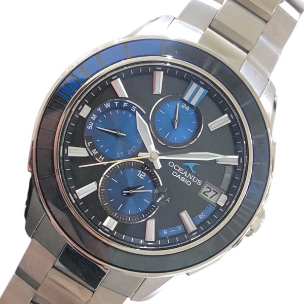 カシオ CASIO オシアナスマンタ　 OCW-S4000C-1AJF チタン クオーツ メンズ 腕時計