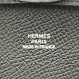 エルメス HERMES バスティア B刻印 ブラック シルバー金具 エプソン ユニセックス コインケース