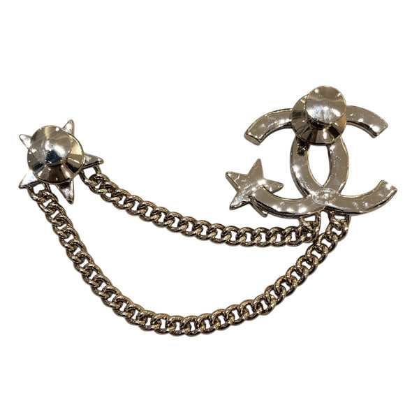 シャネル CHANEL ココマークスターブローチ メタル/ストラス アクセサリー
