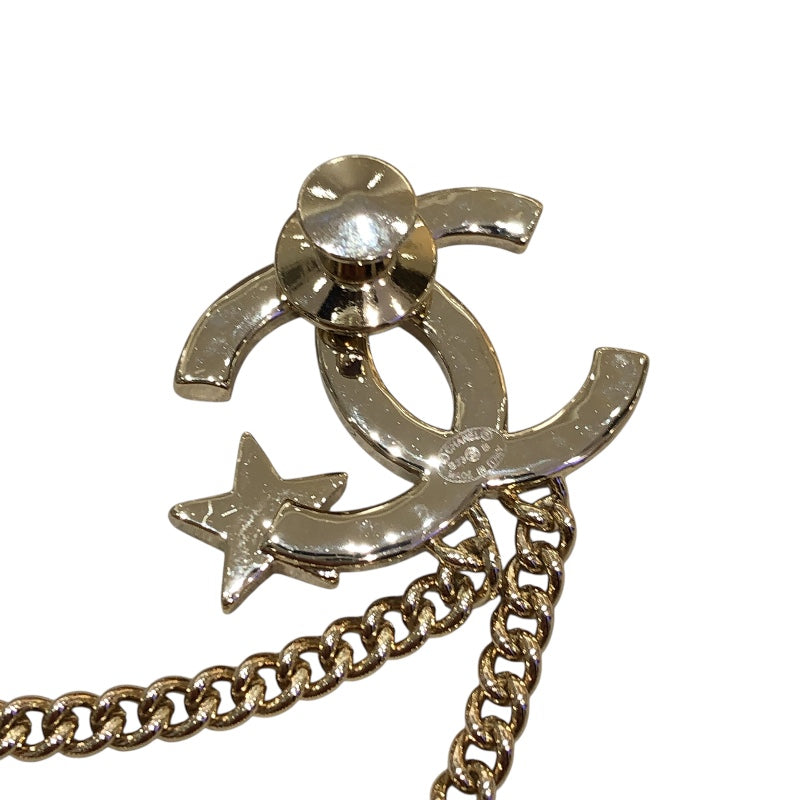 シャネル CHANEL ココマークスターブローチ メタル/ストラス アクセサリー