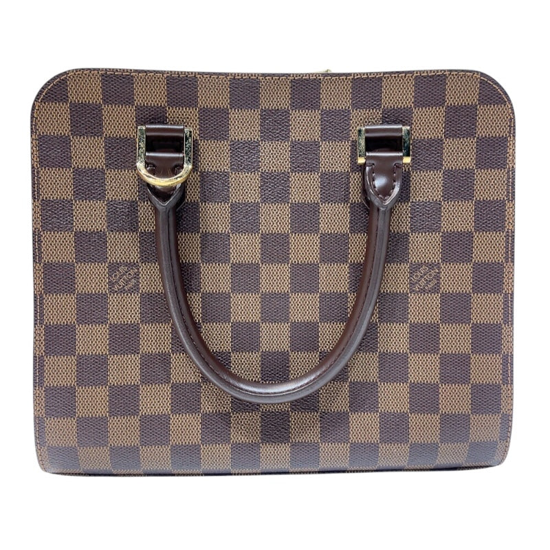 ルイ・ヴィトン LOUIS VUITTON トリアナ N51155 ブラウン　ゴールド金具 ダミエ レディース ハンドバッグ