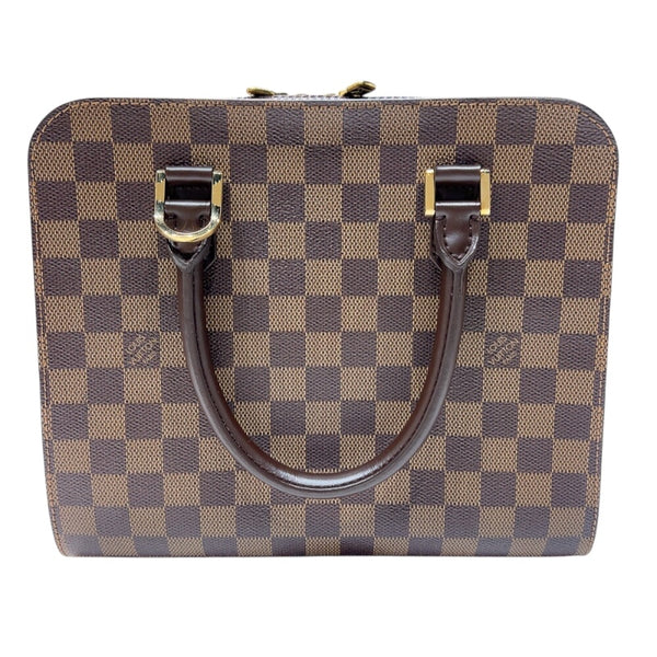 ルイ・ヴィトン LOUIS VUITTON トリアナ N51155 ブラウン　ゴールド金具 ダミエ レディース ハンドバッグ