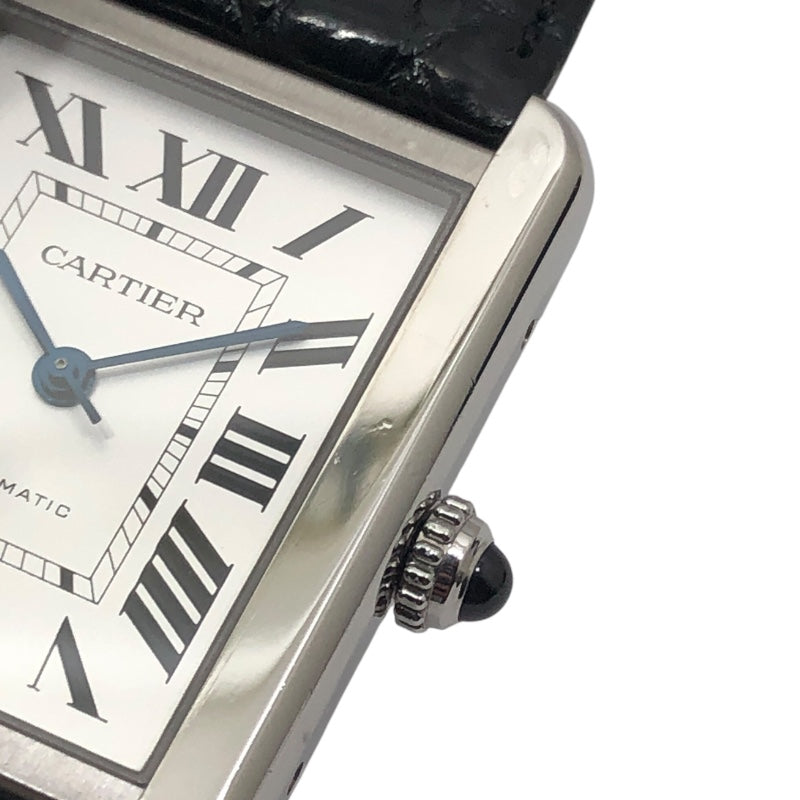 カルティエ Cartier タンクソロ LM W5200027 SS 自動巻き メンズ 腕時計