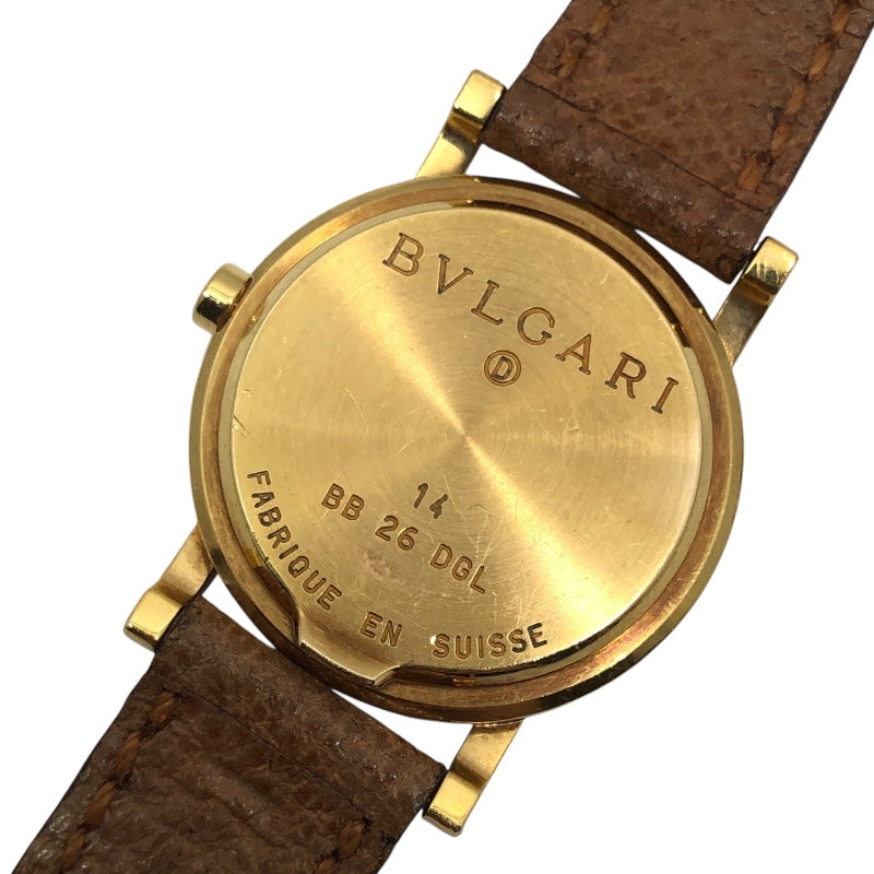 ブルガリ BVLGARI ブルガリブルガリ BB26DGL ラピスラズリ K18YG レディース 腕時計