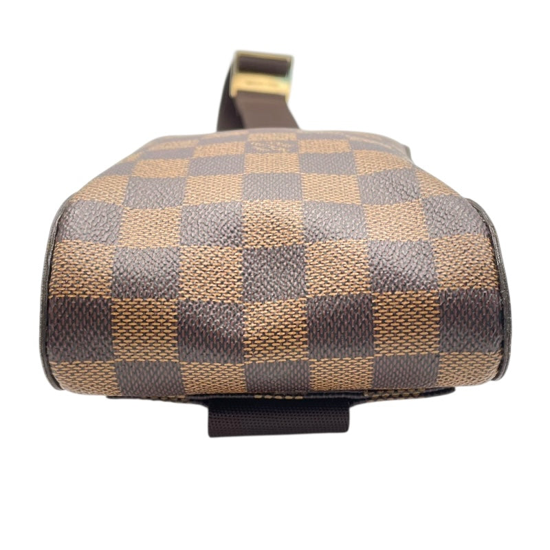 ルイ・ヴィトン LOUIS VUITTON ジェロニモス N51994 ブラウン ダミエキャンバス メンズ ボディバッグ