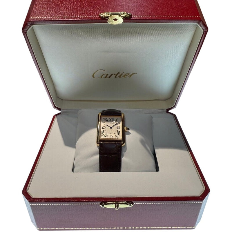 カルティエ Cartier タンク ルイ カルティエ WGTA0011 K18ピンクゴールド 手巻き ユニセックス 腕時計