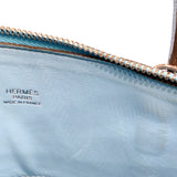 エルメス HERMES ボリード27 D刻 ブルーノール　シルバー金具 エプソン レディース トートバッグ