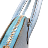 エルメス HERMES ボリード27 D刻 ブルーノール　シルバー金具 エプソン レディース トートバッグ