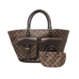 ルイ・ヴィトン LOUIS VUITTON マノクスGM N51120 ブラウン ダミエキャンバス レディース トートバッグ