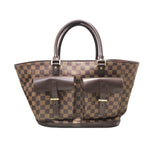 ルイ・ヴィトン LOUIS VUITTON マノクスGM N51120 ブラウン ダミエキャンバス レディース トートバッグ