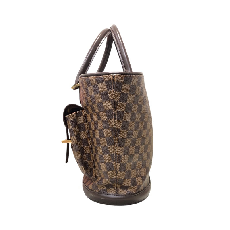 ルイ・ヴィトン LOUIS VUITTON マノクスGM N51120 ブラウン ダミエキャンバス レディース トートバッグ