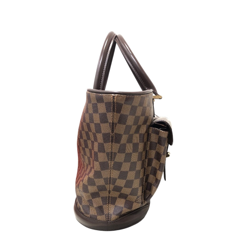 ルイ・ヴィトン LOUIS VUITTON マノクスGM N51120 ブラウン ダミエキャンバス レディース トートバッグ