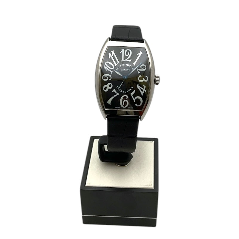 フランク・ミュラー FRANCK MULLER カサブランカ 6850 ブラック ステンレススチール メンズ 腕時計