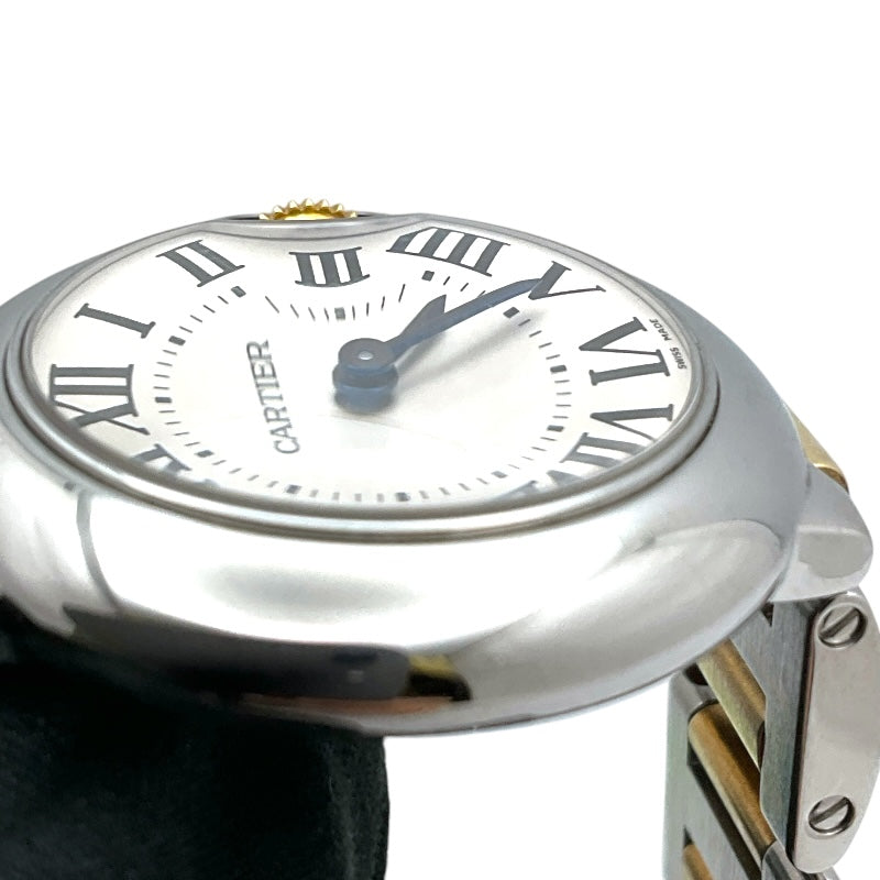 カルティエ Cartier バロン ブルー ドゥ カルティエ 28mm W69007Z3 シルバ  K18YG/SS クオーツ メンズ 腕時計