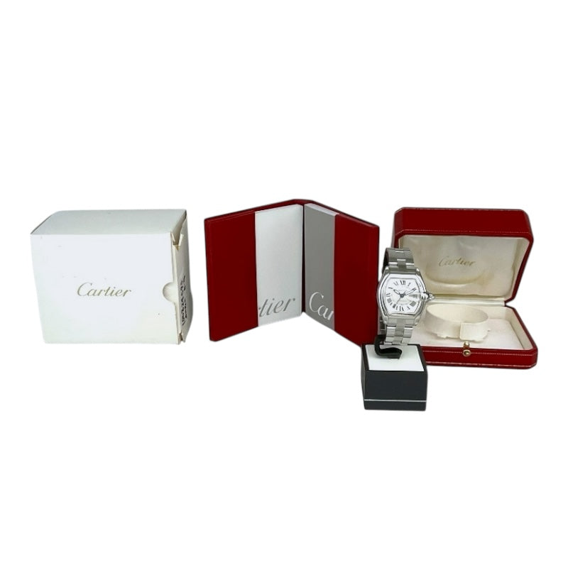 カルティエ Cartier ロードスターLM W62000V3 シルバー