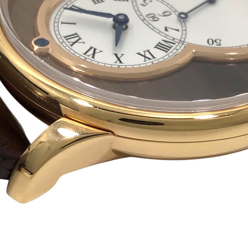 ジャケ・ドロー JAQUET DROZ グランセコンド J003033442 K18PG/レザーストラップ 自動巻き メンズ 腕時計