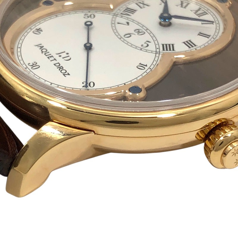 ジャケ・ドロー JAQUET DROZ グランセコンド J003033442 K18PG/レザーストラップ 自動巻き メンズ 腕時計