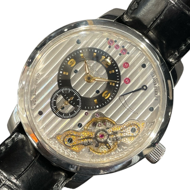 グラスフュッテ・オリジナル GLASHUTTE ORIGINAL パノインバースXL 66-01-04-14-05 K18WG メンズ 腕時計