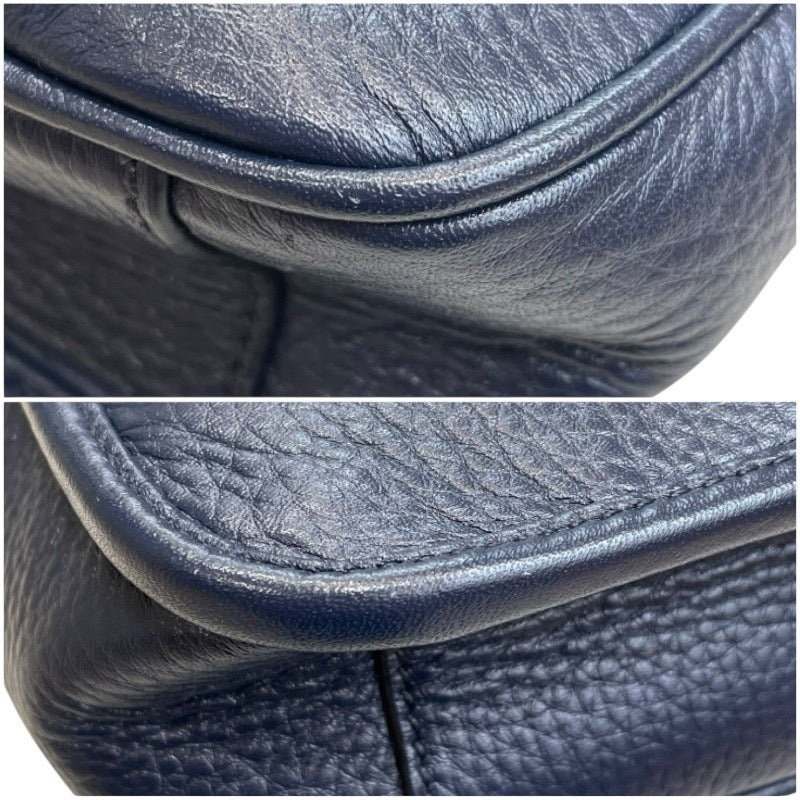 プラダ PRADA ショルダーバッグ 2VD028 ネイビー レザー メンズ