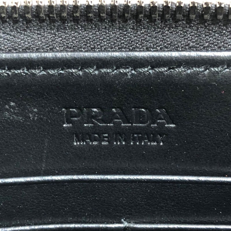 プラダ PRADA ベルトバッグ 2VH156 ブラック シルバー金具 サフィアーノレザー メンズ ウエストバッグ