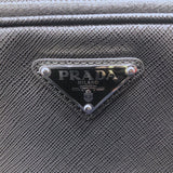 プラダ PRADA ベルトバッグ 2VH156 ブラック シルバー金具 サフィアーノレザー メンズ ウエストバッグ