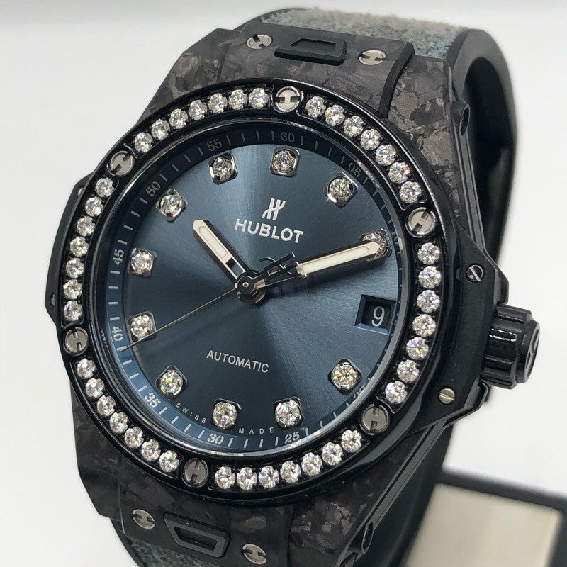 ウブロ HUBLOT ビッグバン ウニコ アルプス フロステッド カーボン 465.QK.7170.VR.1204.ALP18 カーボン 自動巻き メンズ 腕時計