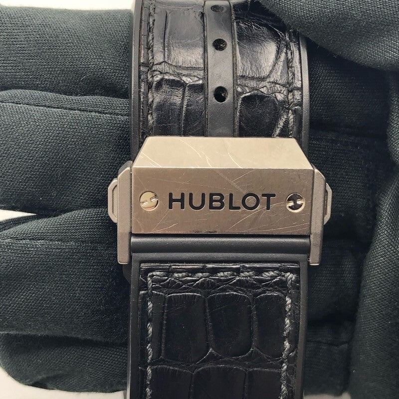 ウブロ HUBLOT スプリット オブ ビッグバン チタニウム 601.NX.0173.LR チタン 自動巻き メンズ 腕時計