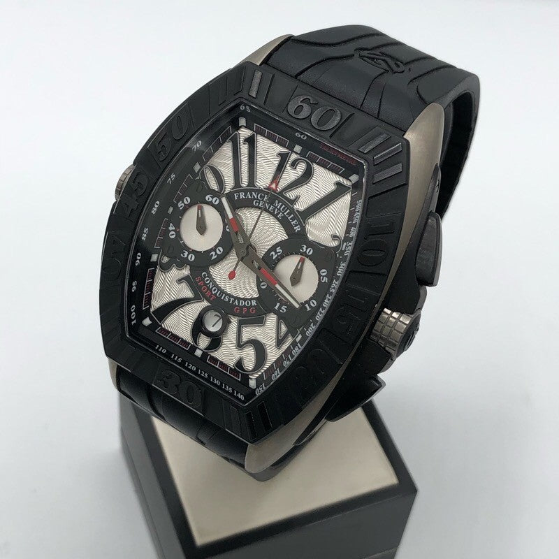 フランク・ミュラー FRANCK MULLER コンキスタドール 9900CCDTGPG チタン メンズ 腕時計